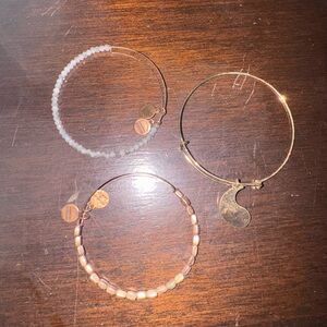Alex and Ani Bracelet Trio barely used